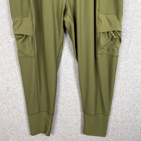 Free People Movement Green Take A Hike Harem Cargo Pants Size Large - Picture 3 of 8